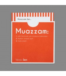 Hediye Kartı - Dictionary Cards - MUAZZAM