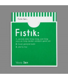Hediye Kartı - Dictionary Cards - FISTIK
